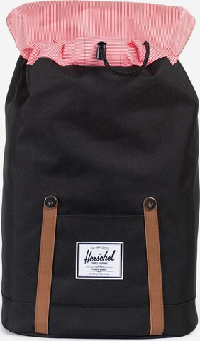 Herschel Rucksack 'Retreat' in Schwarz