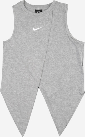 NIKE Sports Top in Grey: front