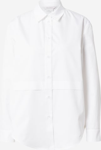 Max Mara Leisure Blouse 'GLASSA' in Wit: voorkant