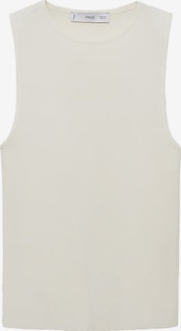 MANGO Knitted Top 'HERNAN' in Beige: front