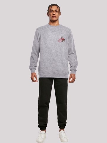 F4NT4STIC Sweatshirt 'Christmas Deer' in Grijs