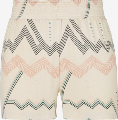 LASCANA Pantalon de pyjama 'Native' en beige / turquoise / rose / noir, Vue avec produit