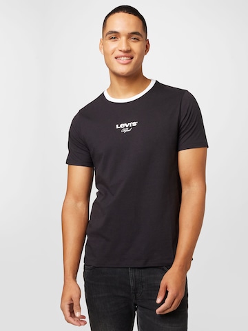 LEVI'S ® Normální Tričko 'Graphic Crewneck Tee' – černá: přední strana