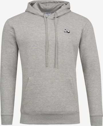 Sweat-shirt Mikon en gris : devant