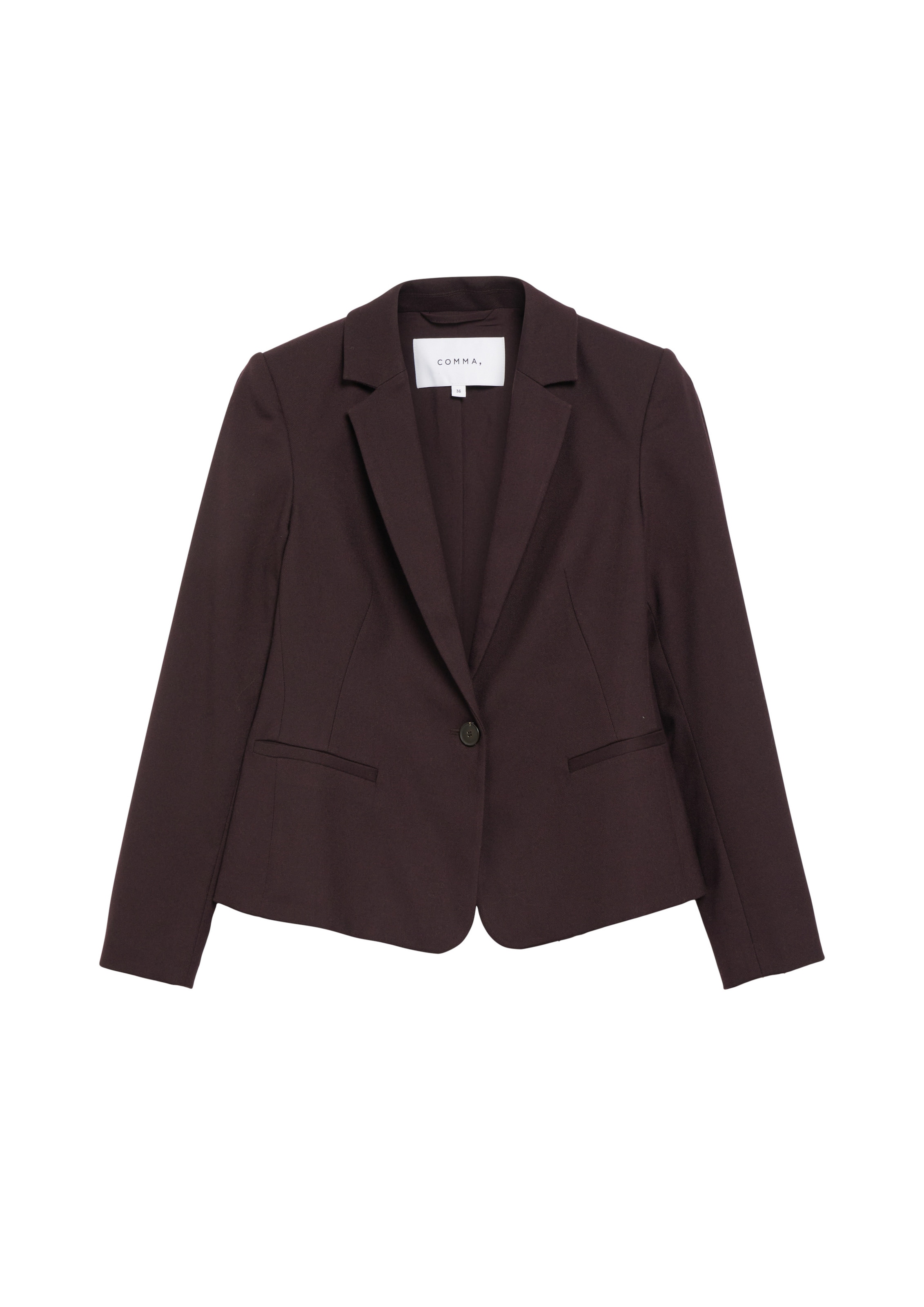 COMMA Blazer in 32 in Aubergine, Item view