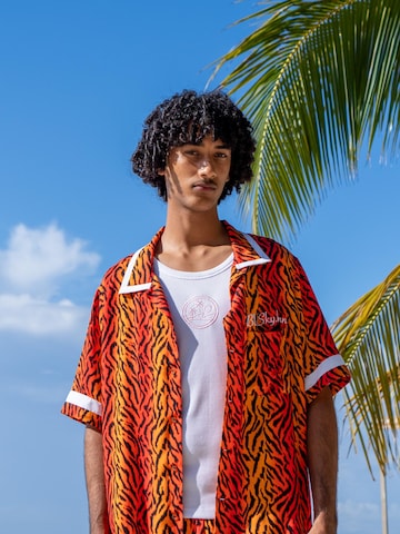 T-Shirt 'Tiger' BLUE SKY INN en orange