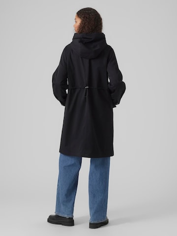 VERO MODA Between-seasons parka 'Chelsea' in Black