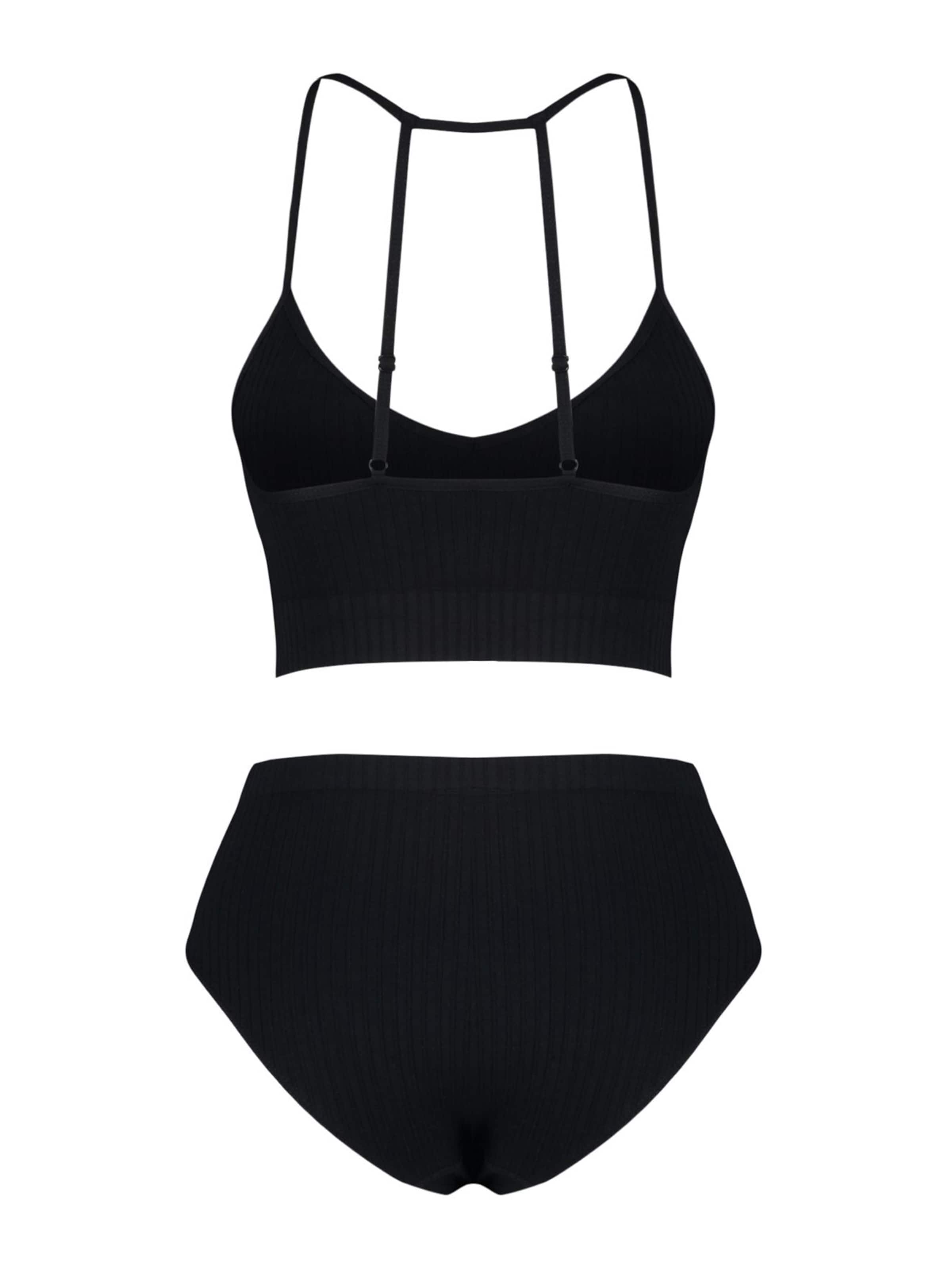 Trendyol - Bustier Conjuntos de ropa interior en negro