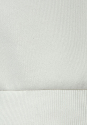 LASCANA Μπλούζα φούτερ σε λευκό