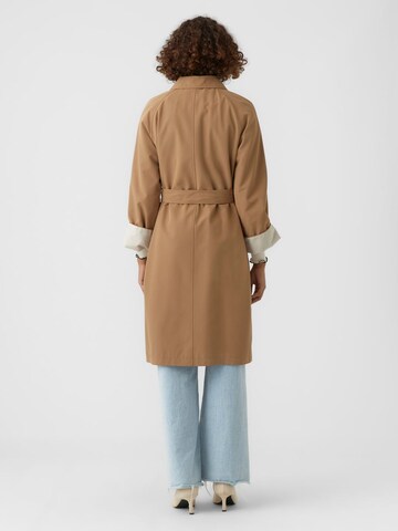 VERO MODA Between-seasons coat 'Tessa Sofia' in Brown