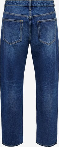 Only & Sons Loosefit Jeans in Blau