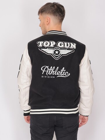 TOP GUN Übergangsjacke in Schwarz