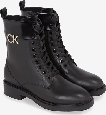 Calvin Klein - Botim com fivela em preto