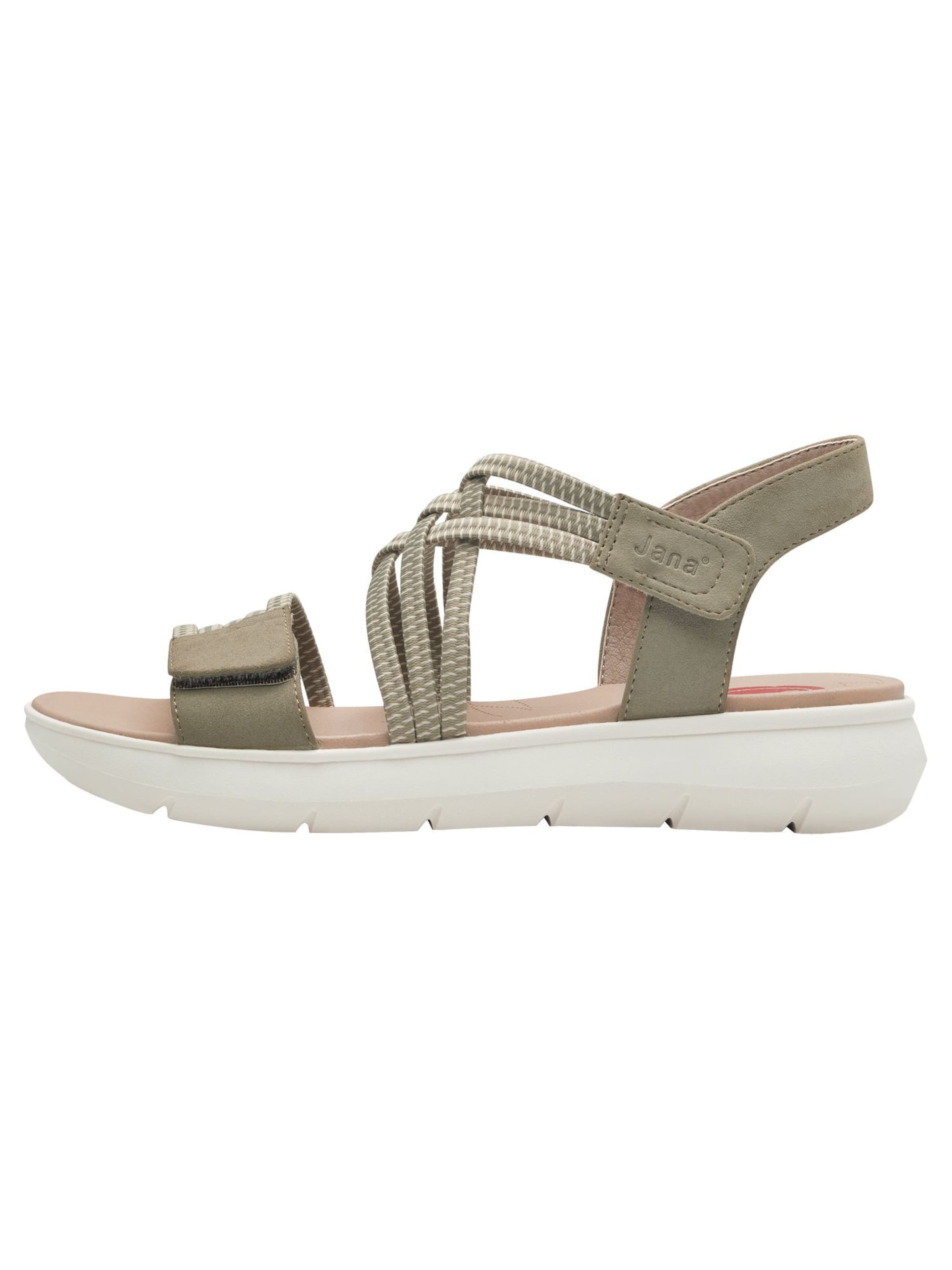 JANA Strap sandal in Green