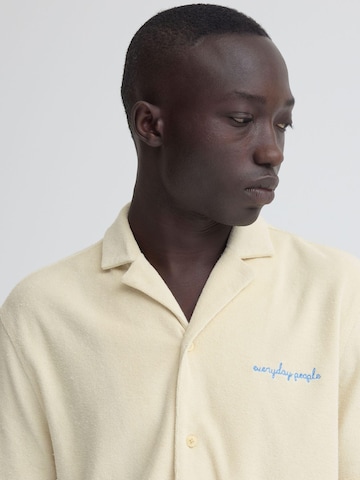 BLEND - Regular Fit Camisa 'BHBasti' em bege