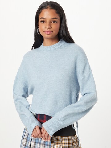 NA-KD Sweater 'Anika Teller' in Blue: front