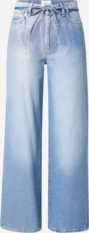 mėlyna NÜMPH Plačios klešnės Džinsai 'BROOKLYN': priekis