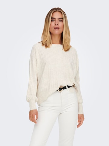 Pull-over 'Tessa' ONLY en gris : devant