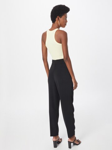 IMPERIAL Tapered Pleat-Front Pants in Black