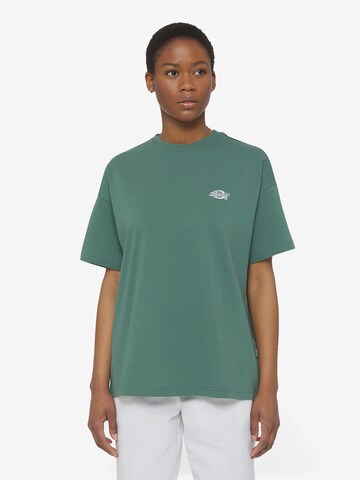 DICKIES Shirt 'SUMMERDALE' in Groen: voorkant