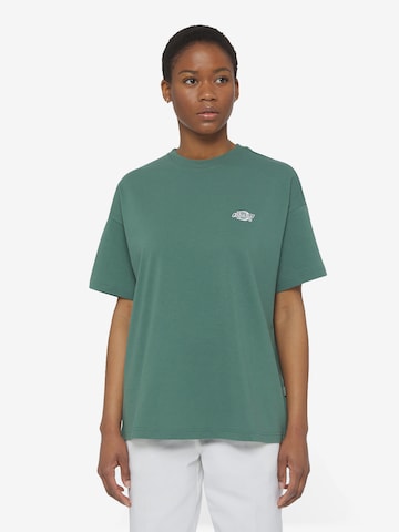 DICKIES - Camisa 'SUMMERDALE' em verde: frente