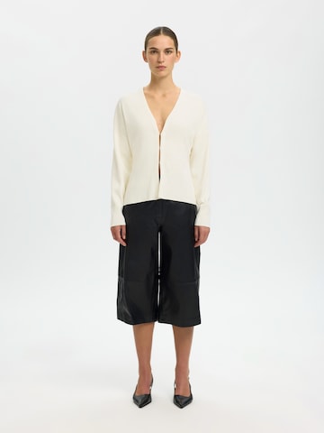 Cardigan 'SLFANEMONE' SELECTED en beige