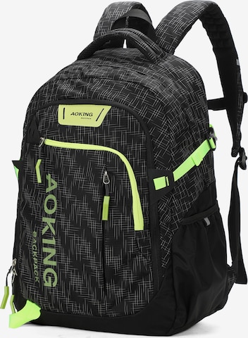 Aoking Backpack in Black: front