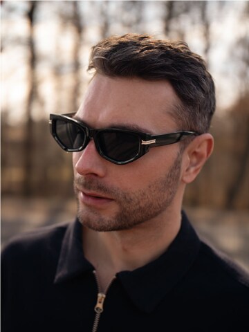 VEYREY Sunglasses 'Cat-eye Sonnenbrillen Bugdurash' in Black