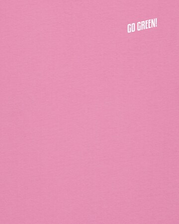 Maglietta ' Go Green ' di Watapparel in rosa