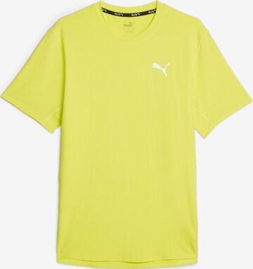 T-Shirt fonctionnel PUMA en jaune : devant