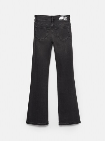 Pull&Bear Bootcut Jeans i sort