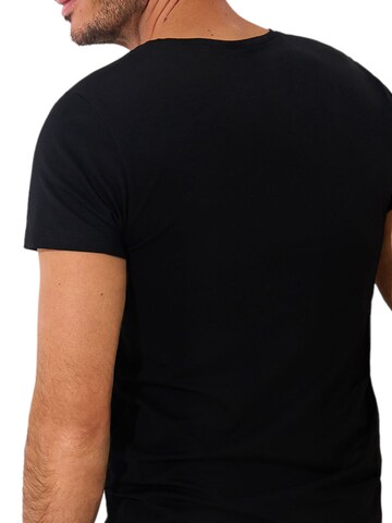 Lisca Undershirt 'Odysseus' in Black