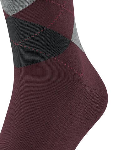 FALKE Socks 'Sensitive Argyle' in Red
