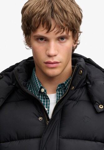 Superdry & Co Winter Jacket 'Premium' in Black
