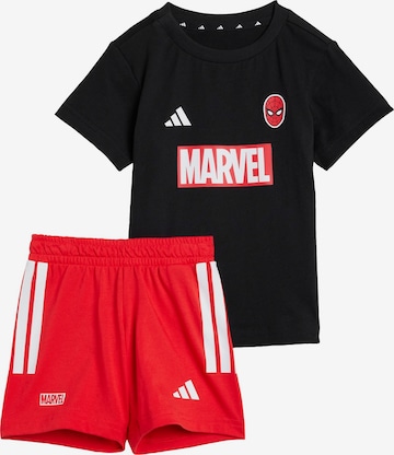 ADIDAS SPORTSWEAR Tracksuit 'Marvel Spider' in Black: front