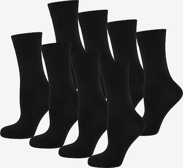 Nur Die Socks in Black: front