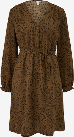QS Kleid in Braun: Vorderseite