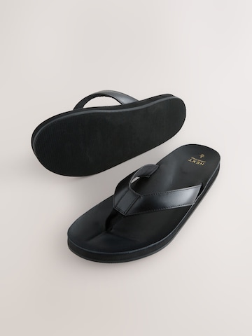 Next T-bar sandals in Black