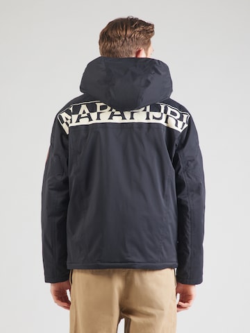 NAPAPIJRI Urheilutakki 'RAINFOREST' värissä musta: takapuoli