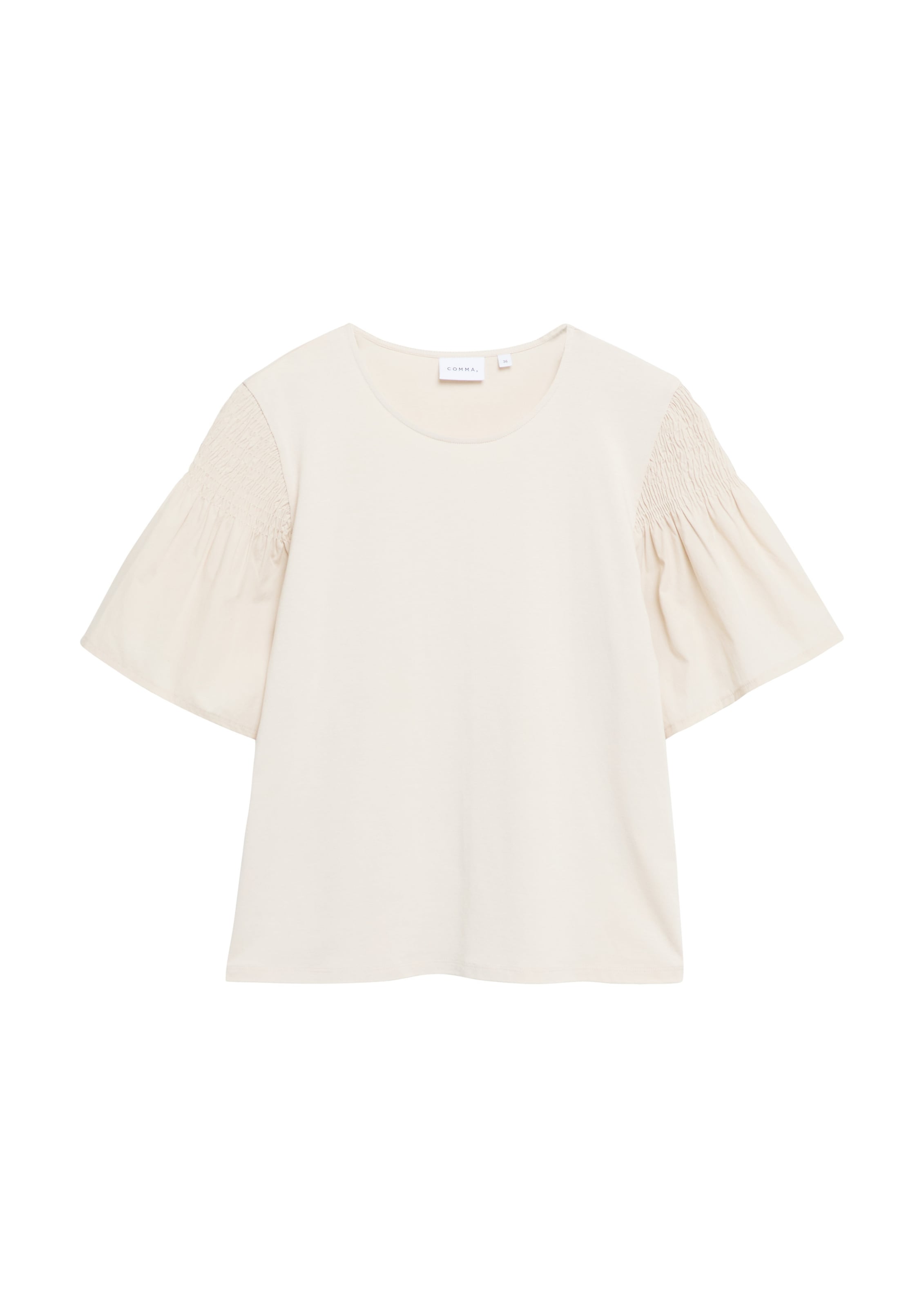 Maglietta di COMMA in beige: frontale