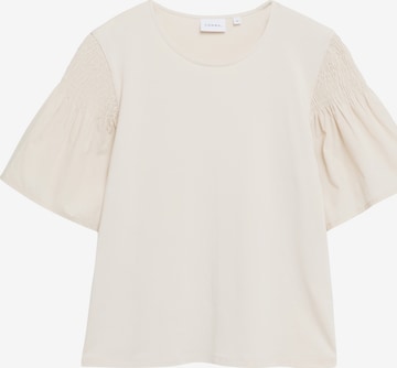 Maglietta di COMMA in beige: frontale