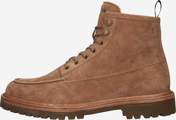 BLACKSTONE - Botas com atacadores 'Gastown Boaz CG164' em castanho: frente