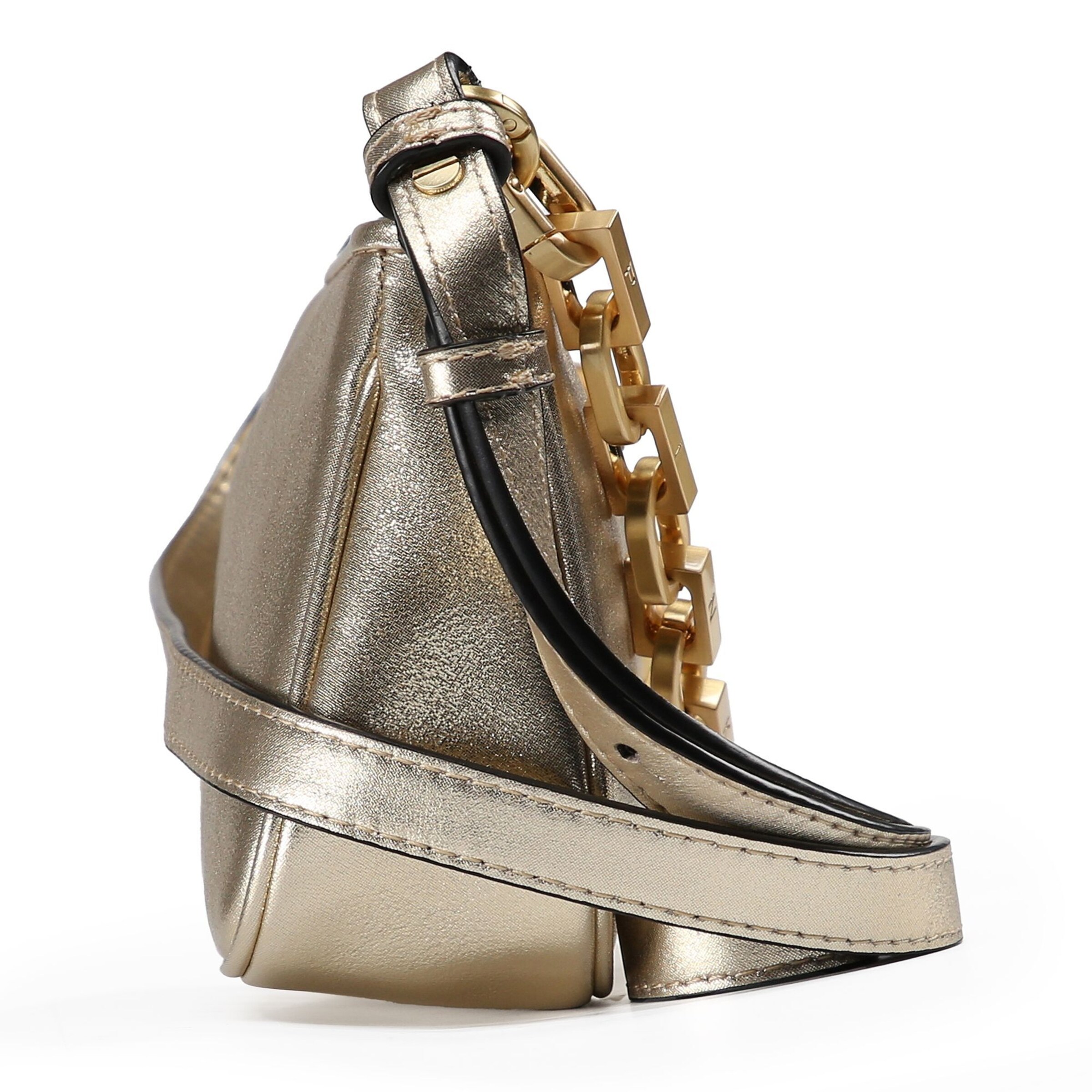 PINKO Handbag 'Half Moon' in Gold