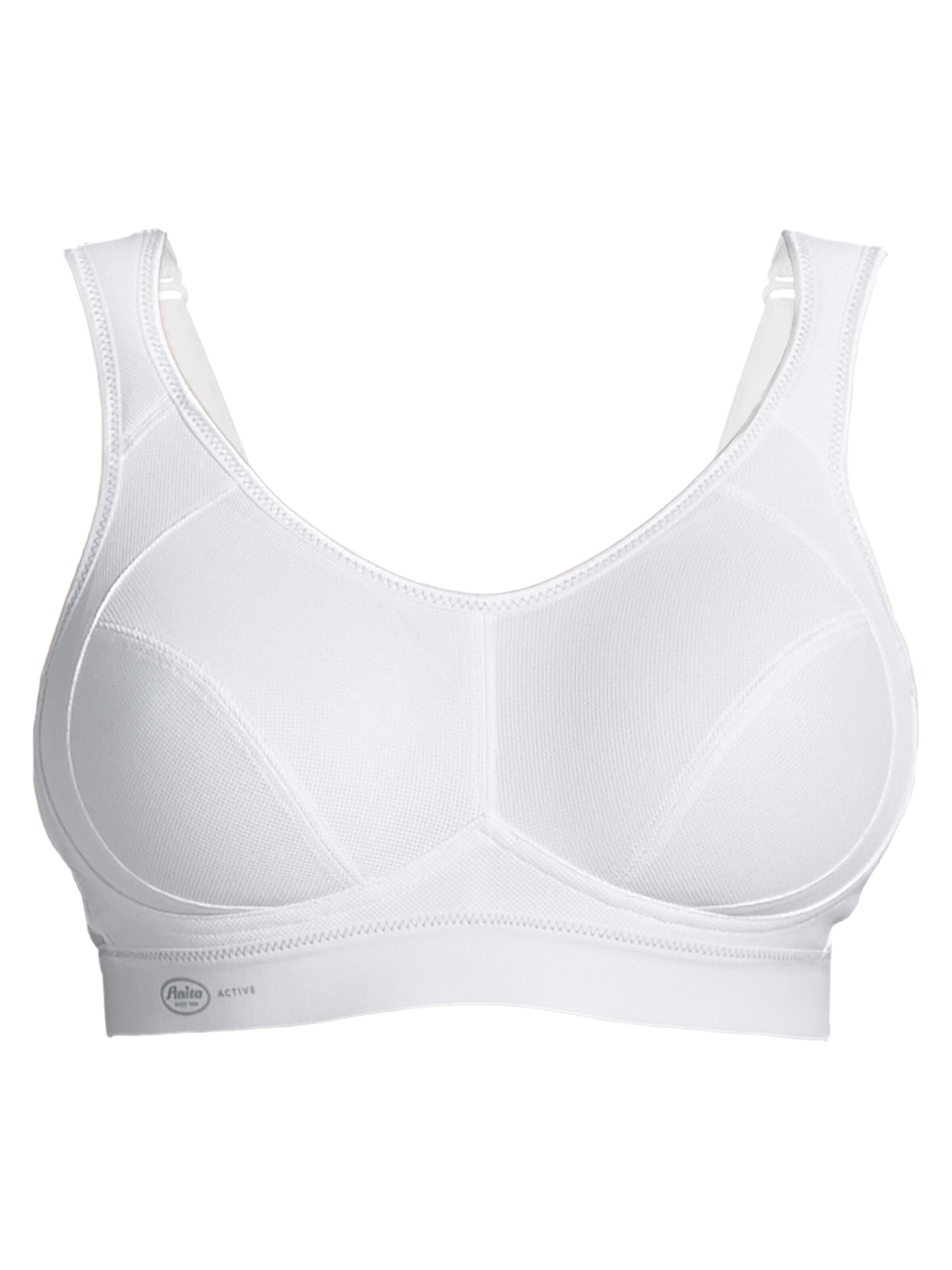 ANITA Bandeau BH 'extreme control Sport' in Wit: voorkant
