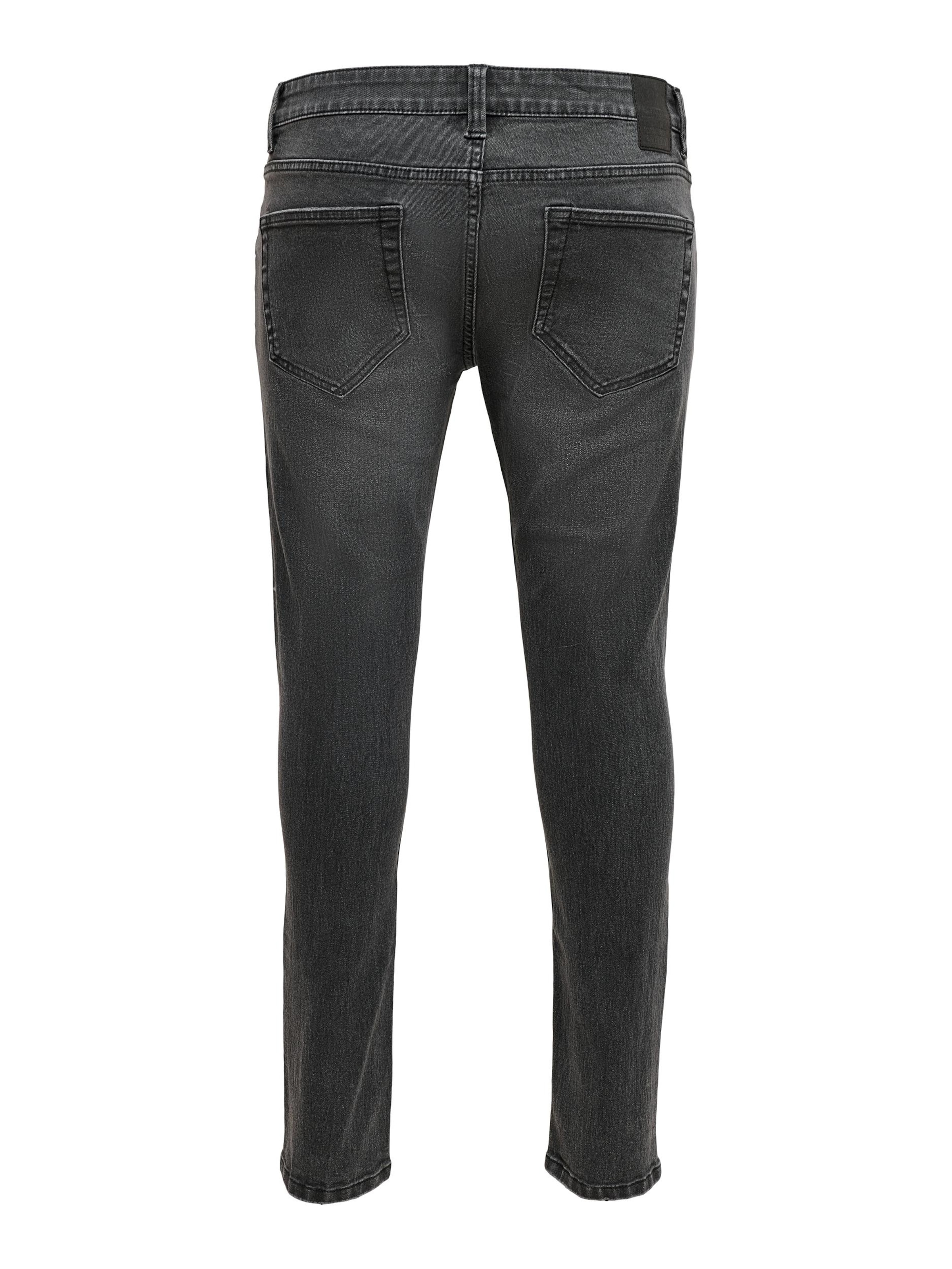 Only & Sons Skinny Τζιν 'Warp' σε μαύρο