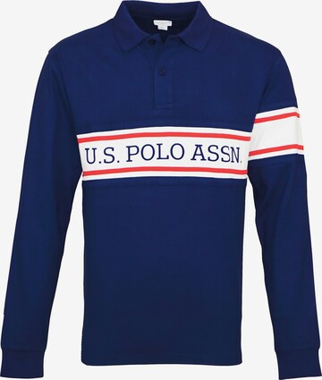 T-Shirt U.S. POLO ASSN. en bleu : devant