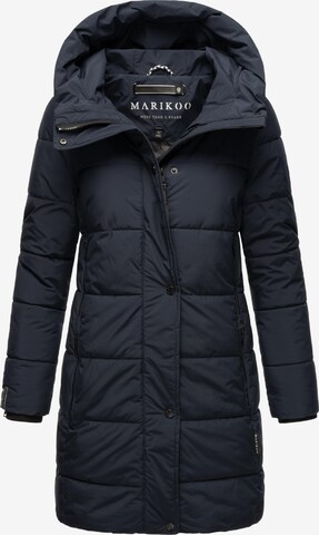 MARIKOO Winter Coat 'Karumikoo XVI' in Blue: front