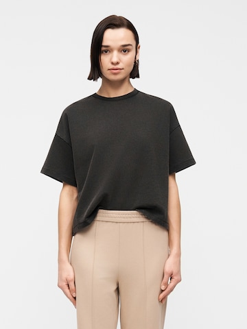 Felpa 'PCCHILLI' di PIECES in nero: frontale