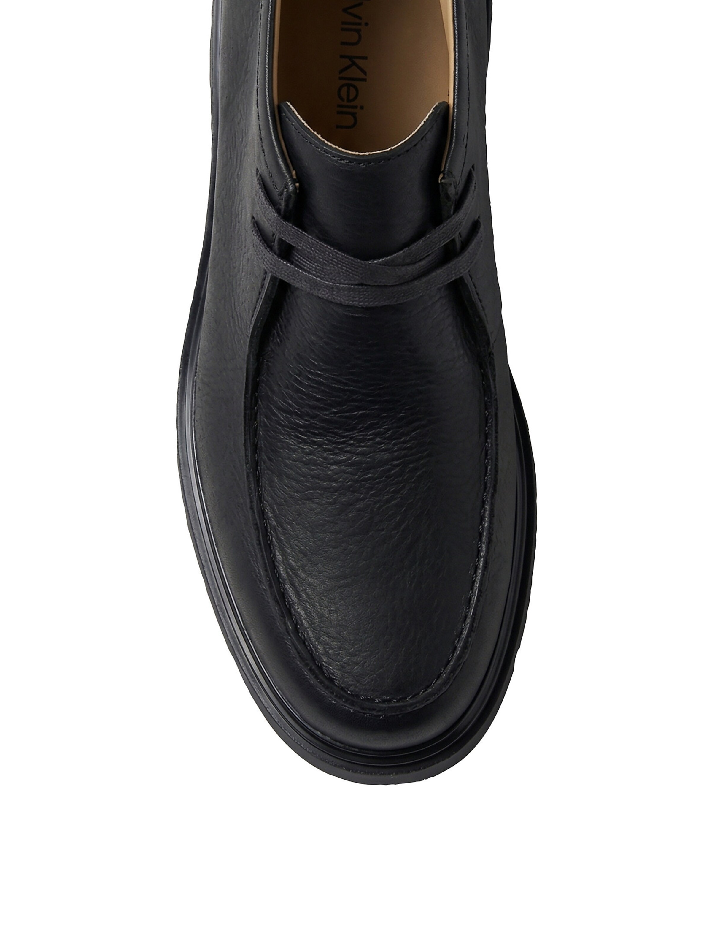 Calvin Klein Lace-Up Boots in Black