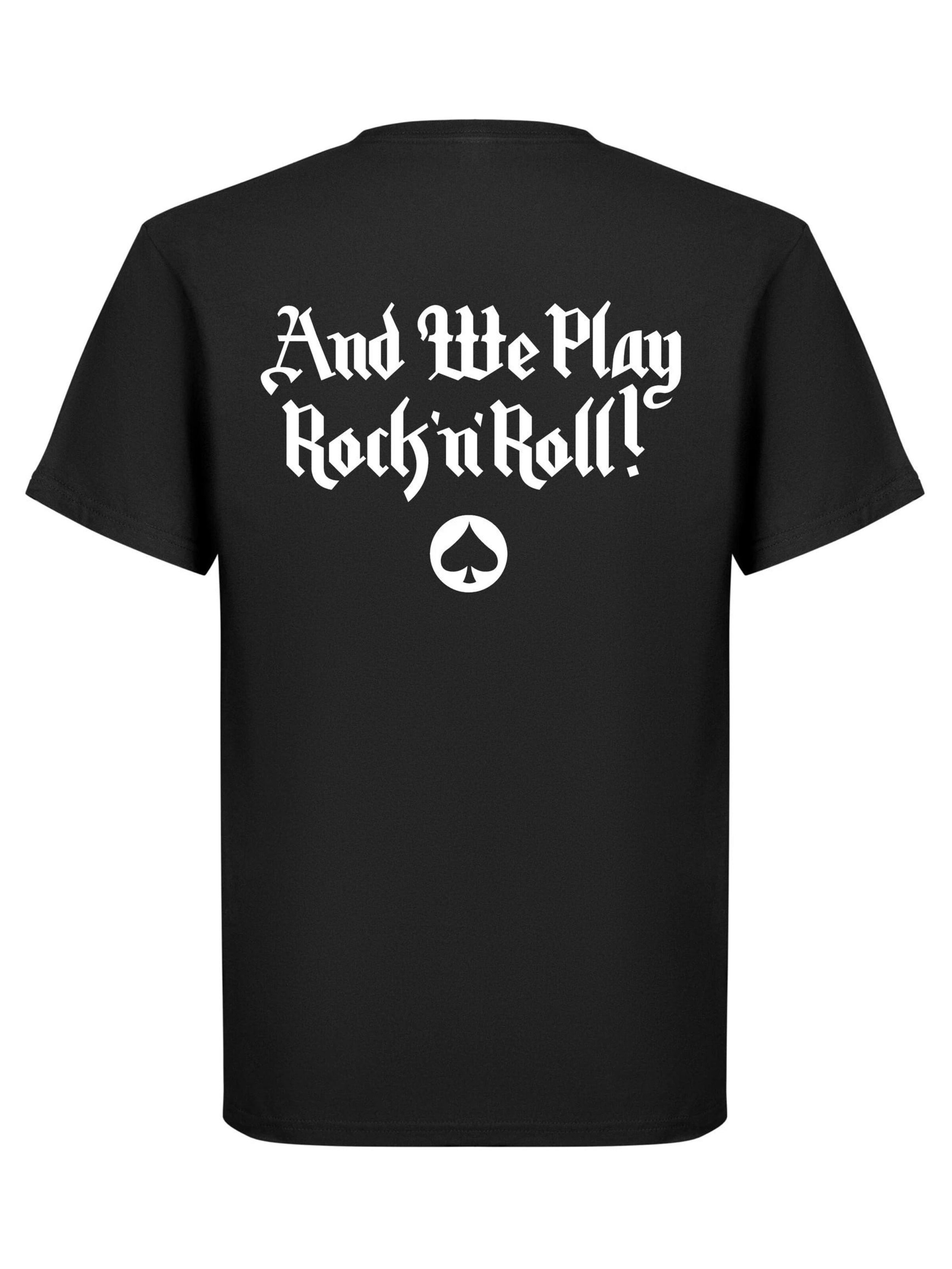 Motörhead Shirt 'Motörhead Rock and Roll band  T-Shirt' in Black